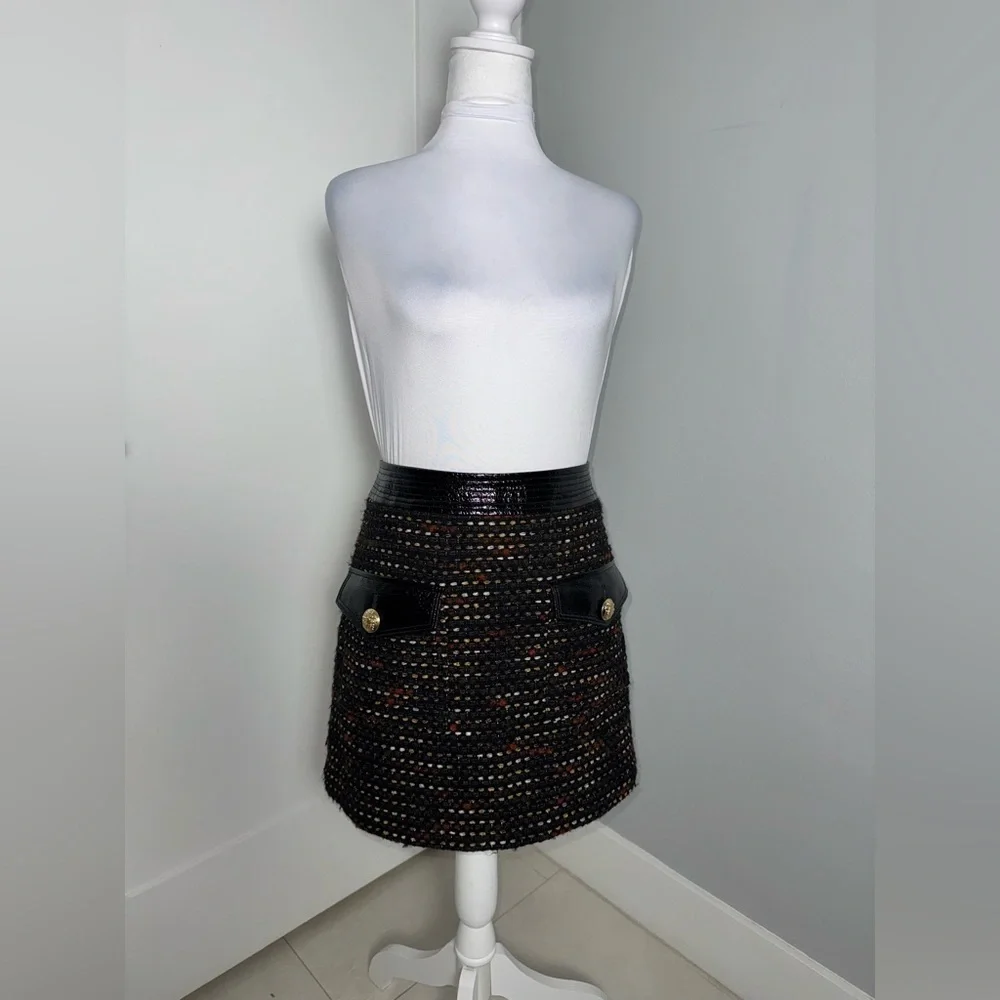 Veronica Beard Lucy Tweed Skirt/Size 12